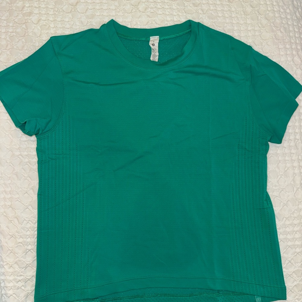 lululemon athletica Teal Short Sleeve Tee